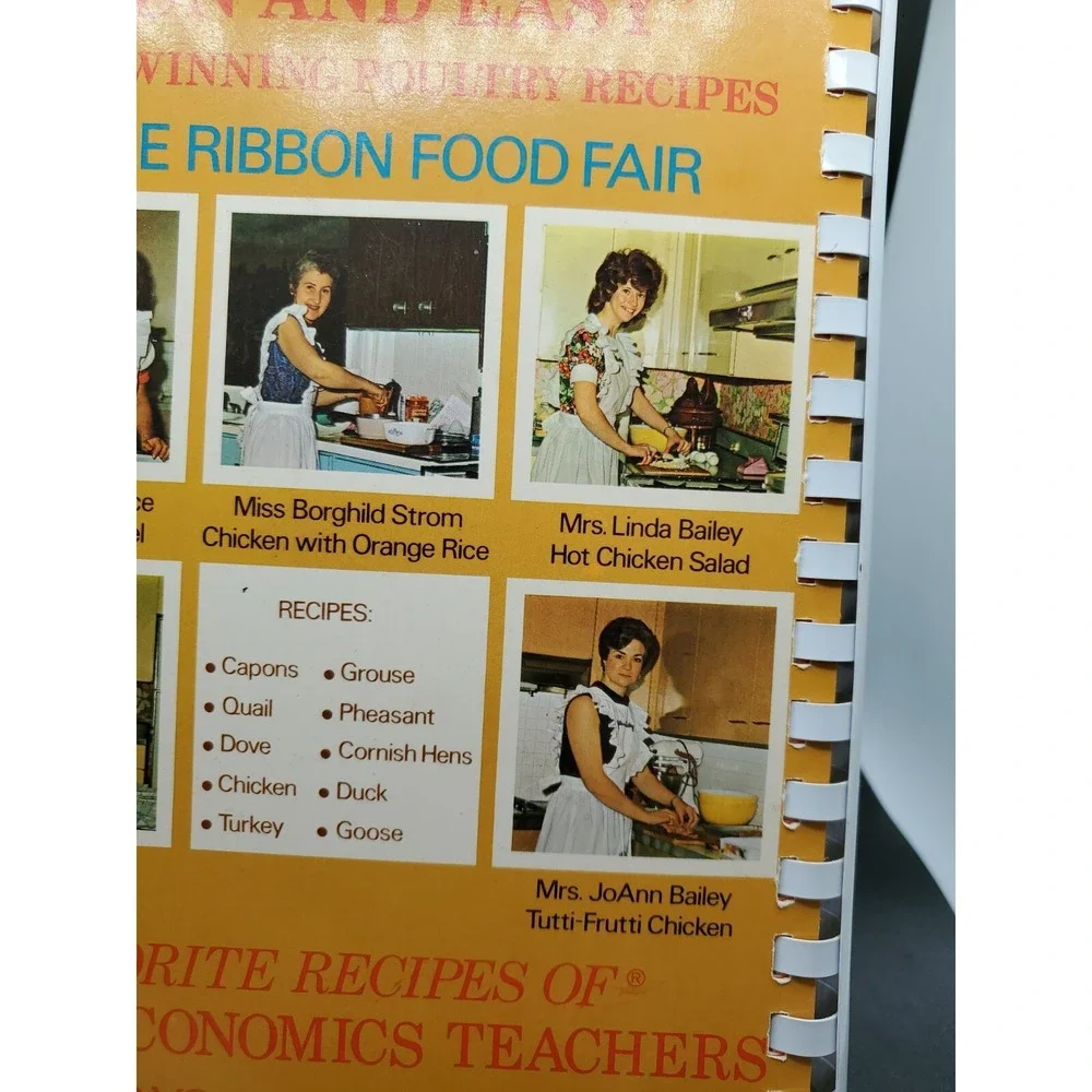 Favorite Recipes of Home Economics Teachers Blue Ribbon Poultry Cookbook
